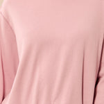 Garment Dye Bubble Sweatshirt - Pink Frost Tops Tribal