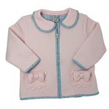 Girls Lydia Pink/Floral Jacket Girls Outerwear Three Sisters