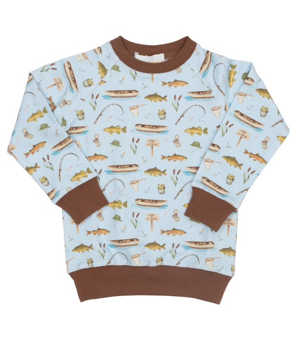 Gone Fishing Sweatshirt Boys Sweaters + Sweatshirts The Oaks Apparel Company