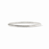 Havana Demi Bangle - Silver - Medium