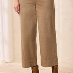 High Rise Fly Front Palazzo Pant - Fossil Jeans Tribal
