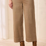 High Rise Fly Front Palazzo Pant - Fossil Jeans Tribal