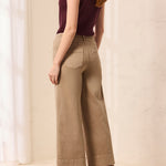 High Rise Fly Front Palazzo Pant - Fossil Jeans Tribal