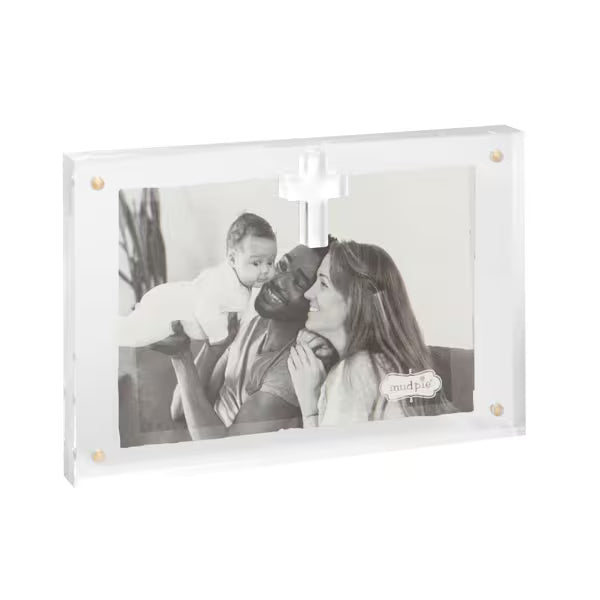 Horizontal Layered Cross Acrylic Frames Home Decor Mudpie