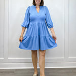 The Tory Ponte Dress - Oxford Short Dresses Smith & Quinn
