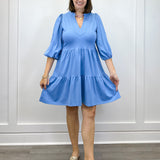 The Tory Ponte Dress - Oxford Short Dresses Smith & Quinn