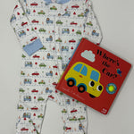 Little Drivers Pima Zipper Baby Sleepwear Baby Loren   