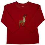 Boys Buck L/S Tee - Deep Red Boys Shirts + Polos Luigi