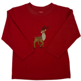 Boys Buck L/S Tee - Deep Red Boys Shirts + Polos Luigi