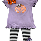 Jack-O-Lantern Legging Set Girls Sets Millie Jay
