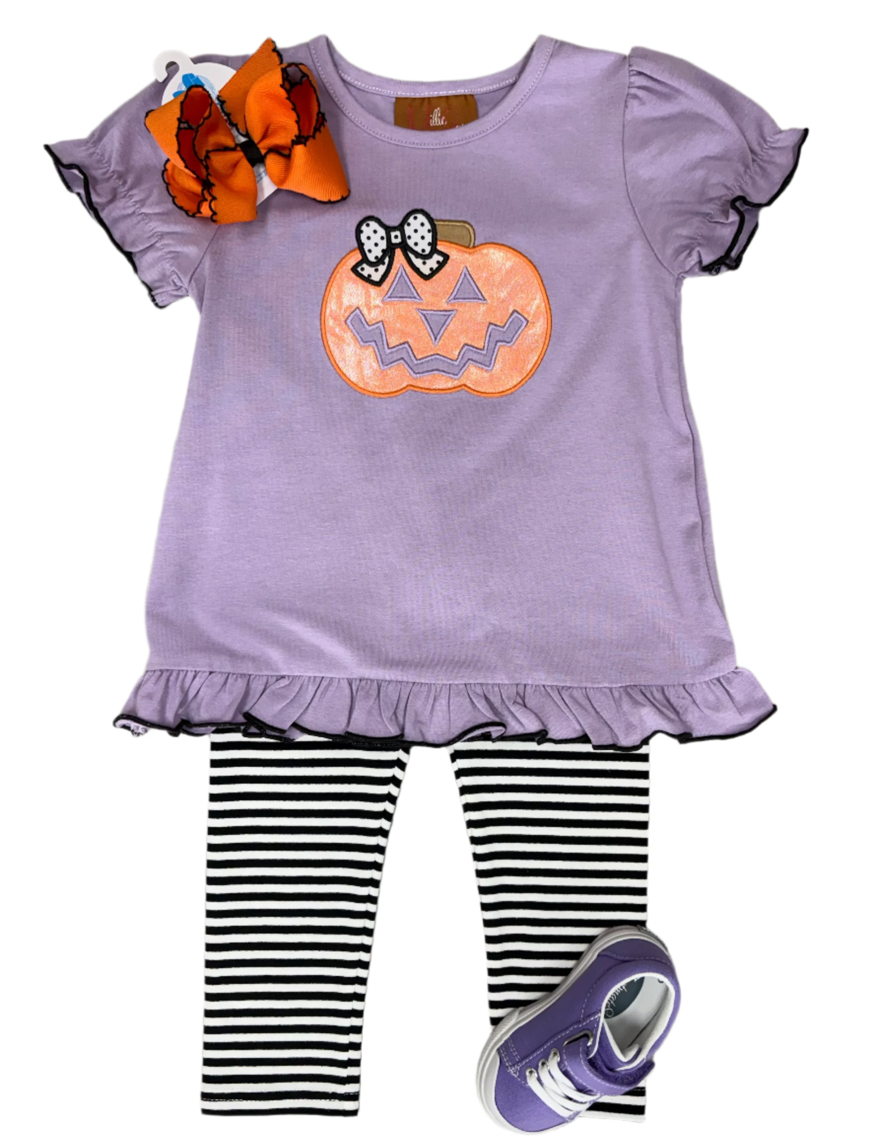 Jack-O-Lantern Legging Set Girls Sets Millie Jay
