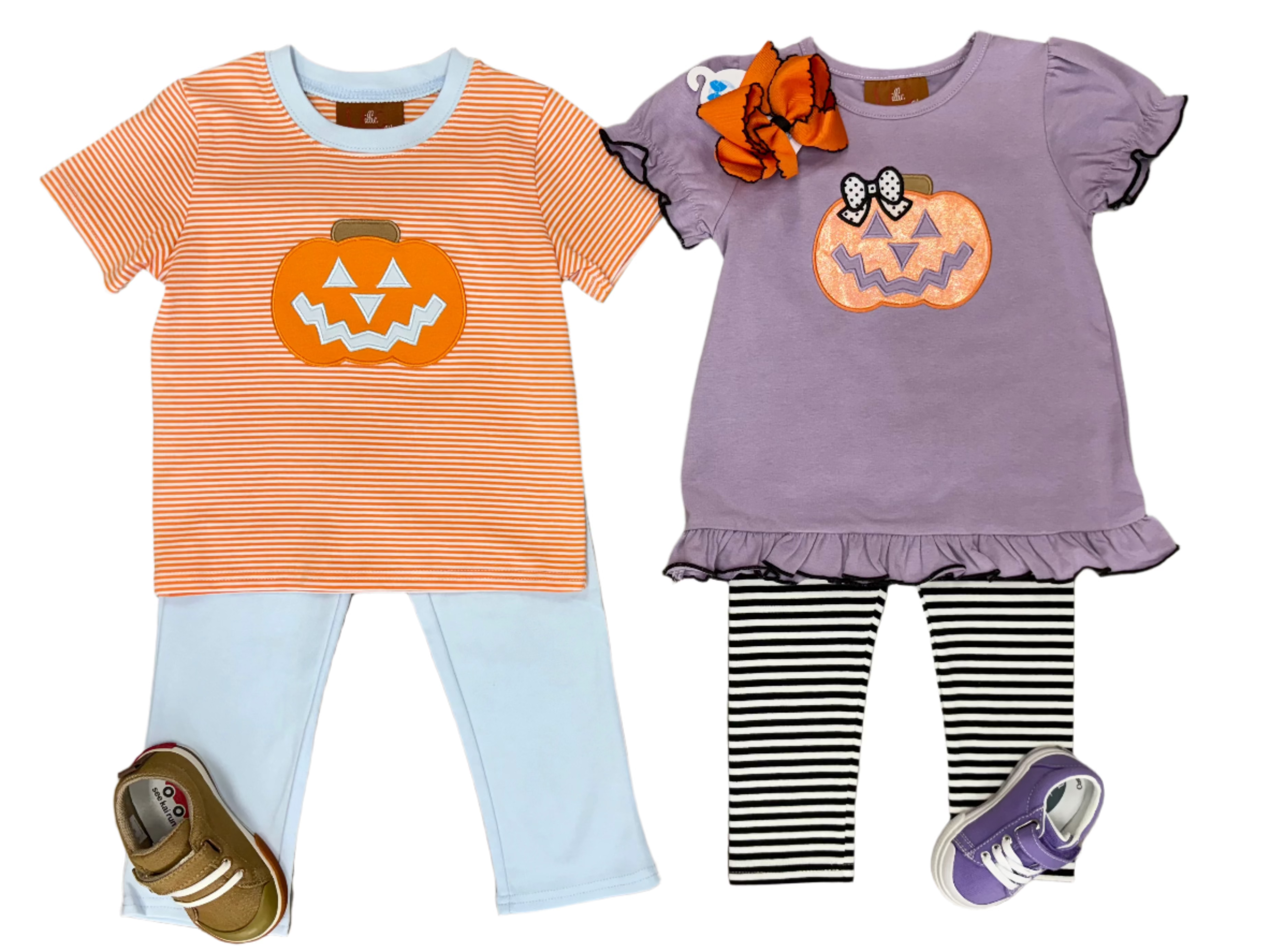 Jack-O-Lantern Boys Pant Set Boys Sets Millie Jay