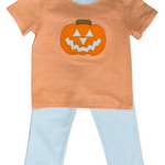 Jack-O-Lantern Boys Pant Set Boys Sets Millie Jay