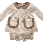 Reese Bloomer Set - Mocha Girls Sets Millie Jay