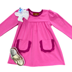 Izzie Dress - Pink Girls Play Dresses Millie Jay