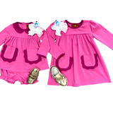 Izzie Dress - Pink Girls Play Dresses Millie Jay
