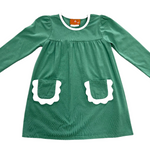 Izzie Dress - Green Girls Play Dresses Millie Jay