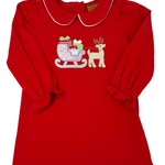 Christmas Sleigh L/S Dress Girls Occasion Dresses Millie Jay