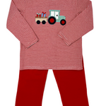 Christmas Tractor Boys Pant Set Boys Sets Millie Jay