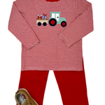 Christmas Tractor Boys Pant Set Boys Sets Millie Jay