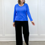 Pull On Pant w/ Pockets & Drawcord - Black Pants Tribal