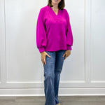 Magenta Muse Top Tops Jodifl
