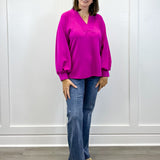 Magenta Muse Top Tops Jodifl