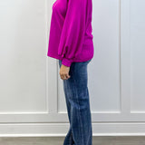 Magenta Muse Top Tops Jodifl