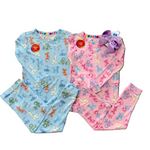 Blue Party Animals Glow in the Dark Modal L/S PJ Kids Pajamas Magnetic Me