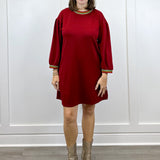 Autumn L/S Dress - Burgundy