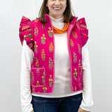 Petal Pop Vest - Magenta