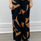 Pull On Pant w/ Smocked Back - Bran
