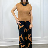 Pull On Pant w/ Smocked Back - Bran