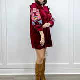 Ember Rose Velvet Dress Short Dresses Jodifl