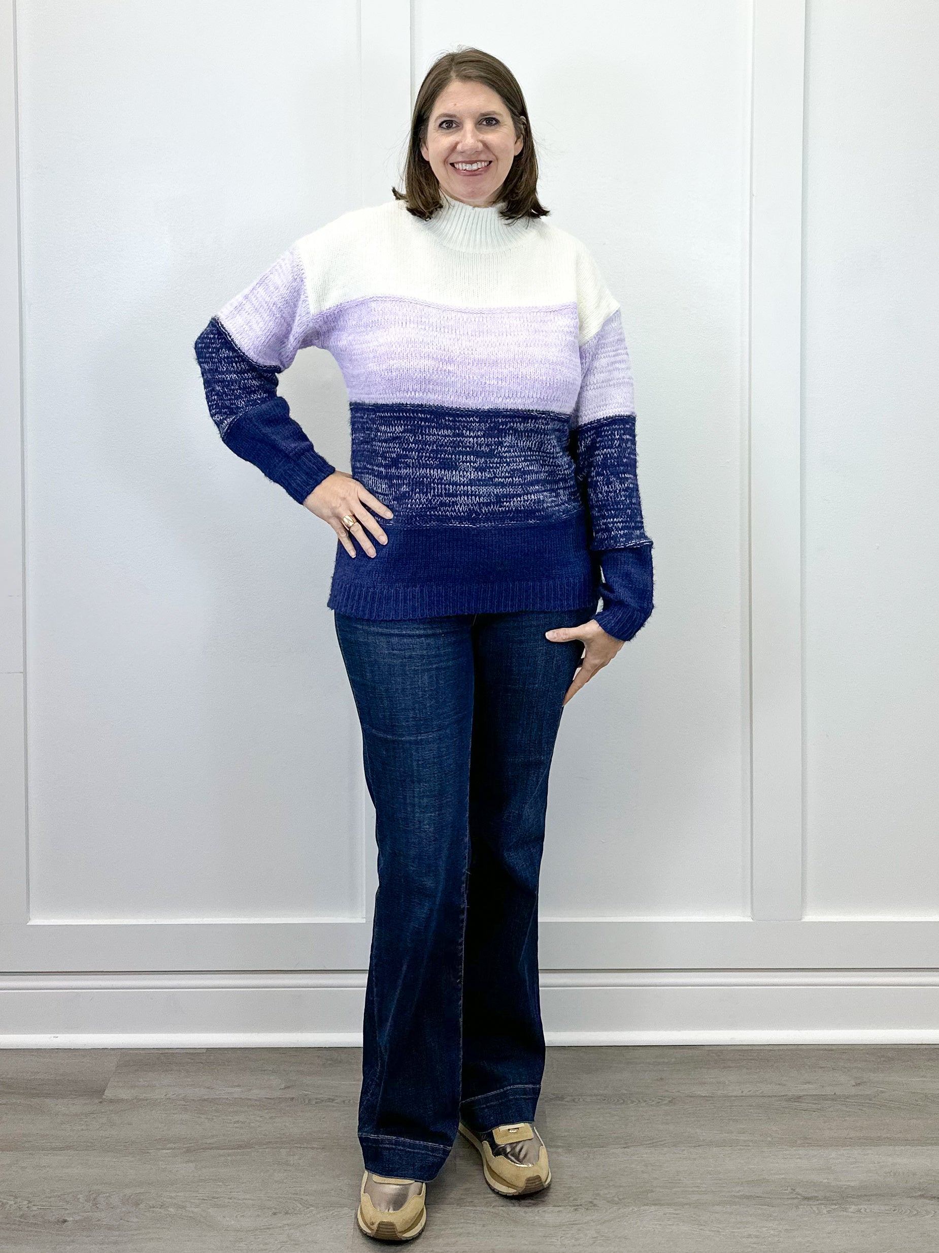 Soft Shade Sweater – Navy Sweaters Umgee