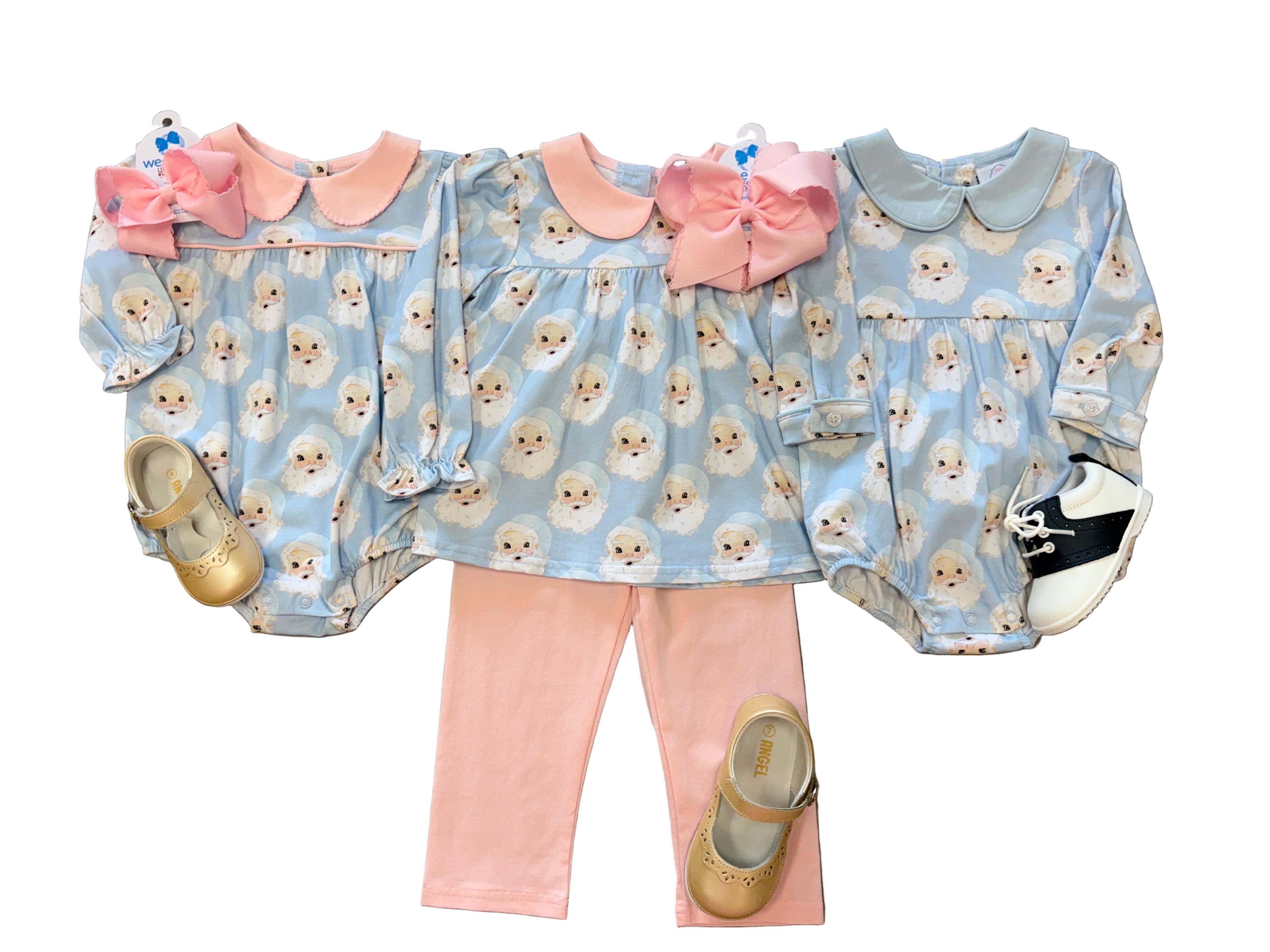 Santa Baby Boys Bubble Boys Bubbles + Rompers Cypress Row
