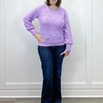 Pom Pom Sweater - Lilac Sweaters Umgee