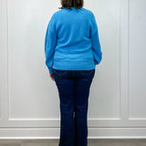 Heart Pop Sweater - Aqua Sweaters Umgee