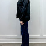 Electric Leopard Blouse - Black Tops Umgee