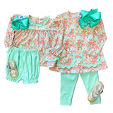 Retro Daisy Leggings Set Girls Sets Ishtex