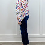 Bess Butterfly Long Sleeve Blouse Tops Sugarlips