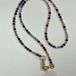 Beaded Cell Phone Chain - Purple Accessories Sugar Babies Children's Boutique/Meg's Shoppe