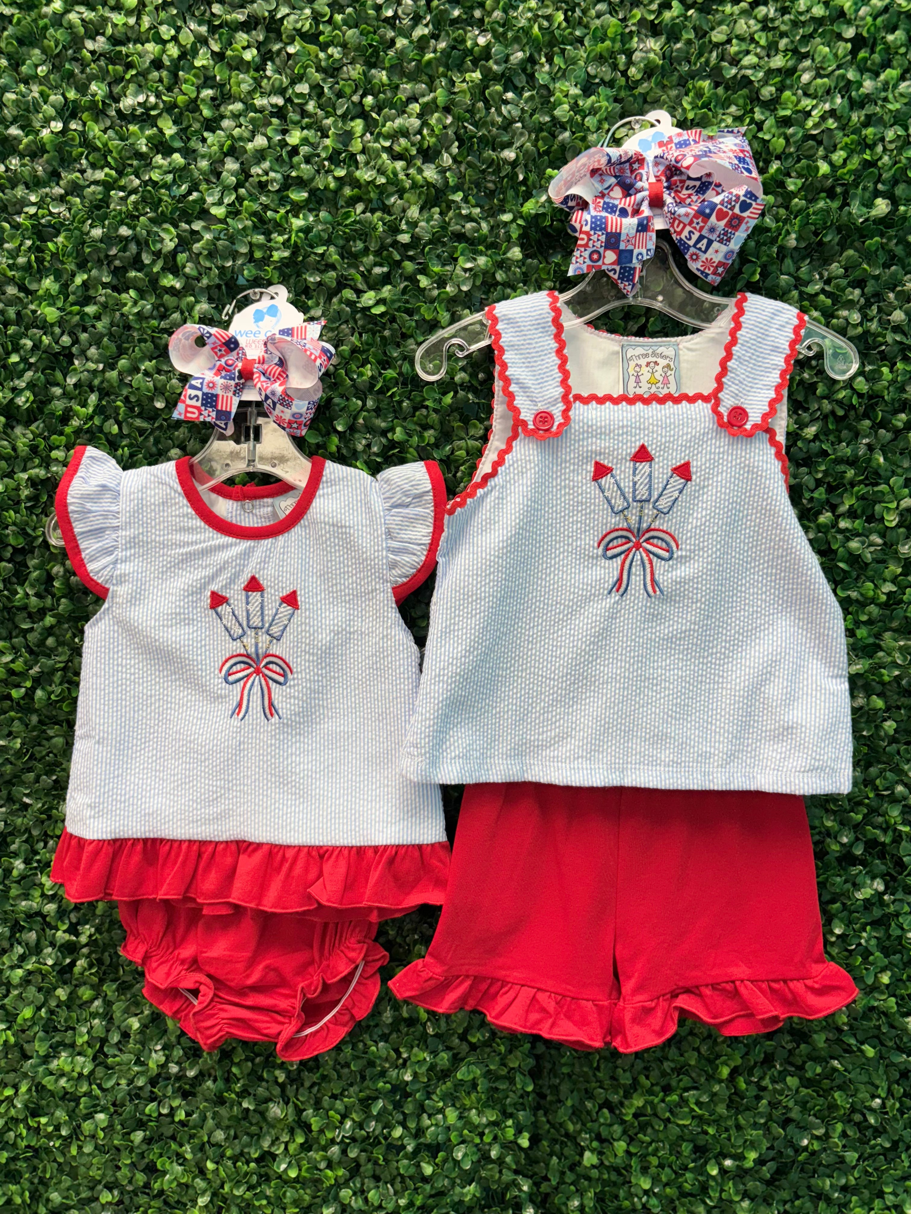 Girls Fireworks A/S Bloomer Set Girls Sets Three Sisters
