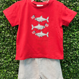Boys Patriotic Sharks Short Set Boys Sets Three Sisters