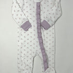 Joy Floral Pima Zipper Footie Baby Sleepwear Baby Loren   