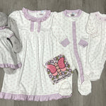 Joy Floral Pima Doll Gown Baby Sleepwear Baby Loren   