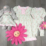 Mya Floral Pima Converter Baby Sleepwear Baby Loren   