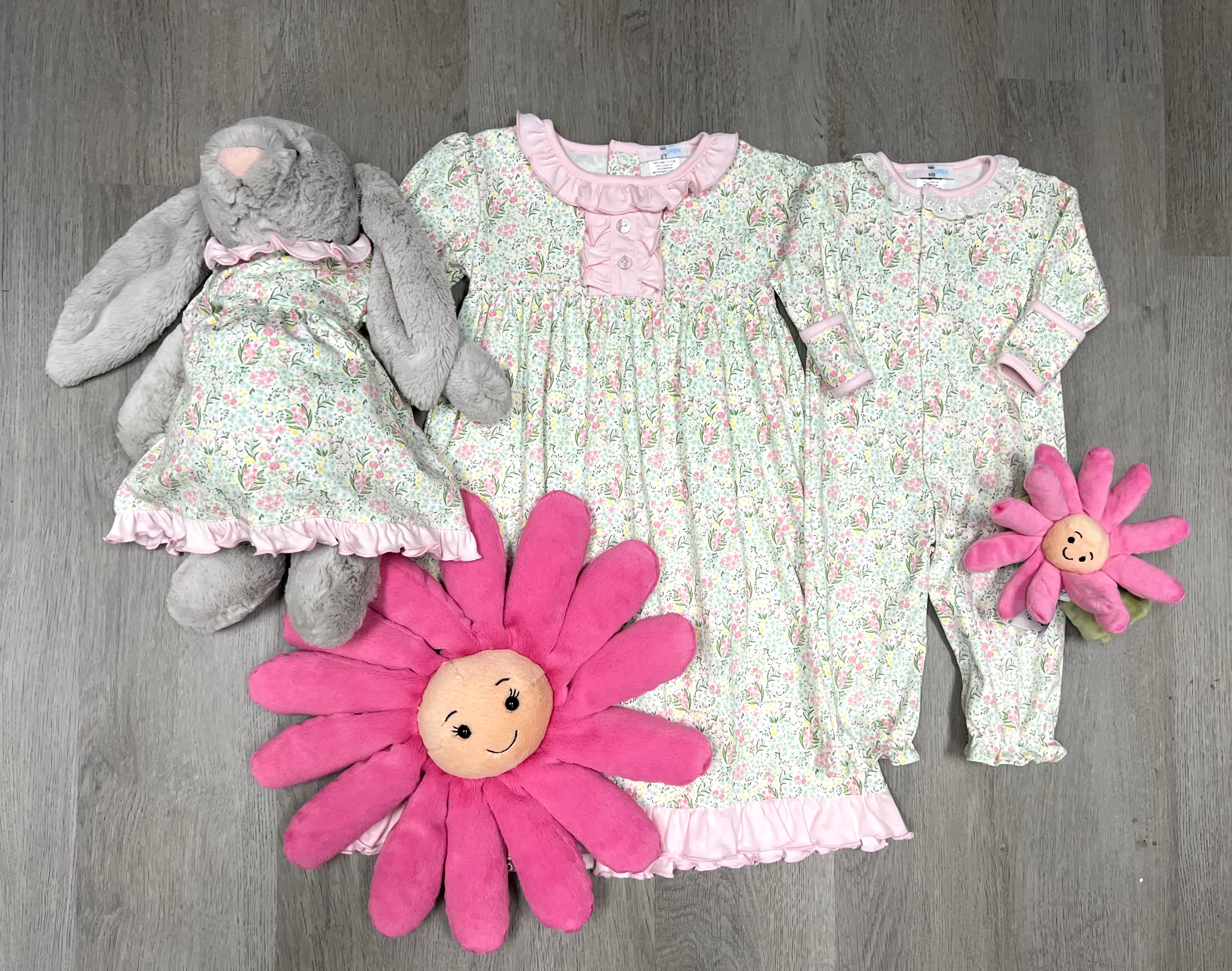 Mya Floral Pima Converter Baby Sleepwear Baby Loren   