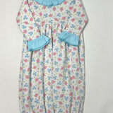 Natalie's Classics Printed Ruffled Gathered Gown Baby Sleepwear Magnolia Baby   