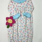 Natalie's Classics Printed Ruffled Gathered Gown Baby Sleepwear Magnolia Baby   